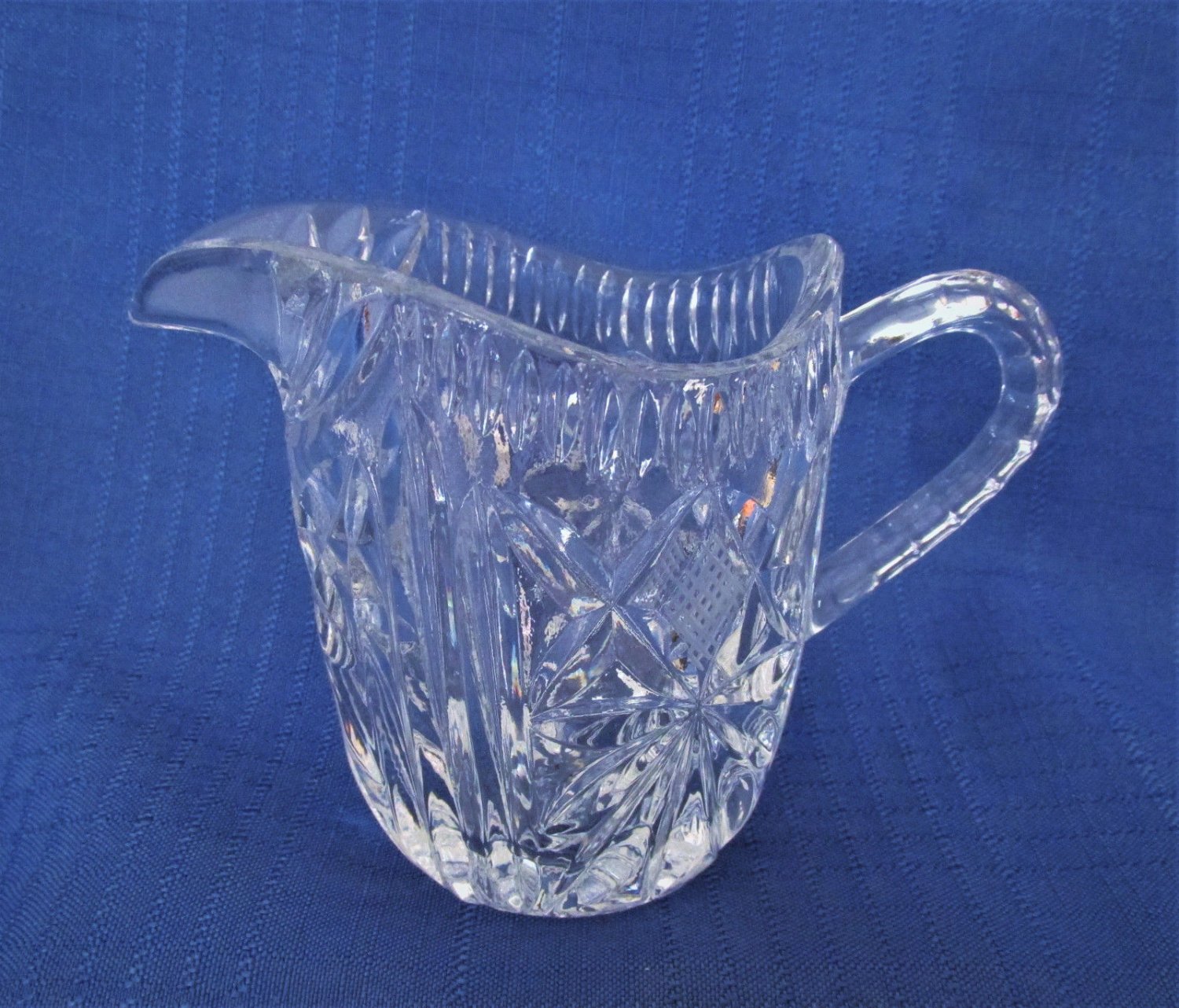 Small Clear Glass 3 1/2" Creamer