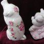 Vintage Pigs Shakers Two Singles