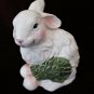 Lucie Sable Imports-Japan Ceramic White Rabbit Good Condition