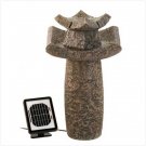 #12844 Temple Solar Water Fountain