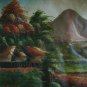 GOLDEN MOUNTAIN LANDSCAPE FULL WALL SIZE PAINTING poster interior design room decor