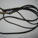 #37 black COACH DOONEY&BOURKE REPLACEMENT LEATHER STRAP WITH SNAP HOOKS purse bag women's accessory