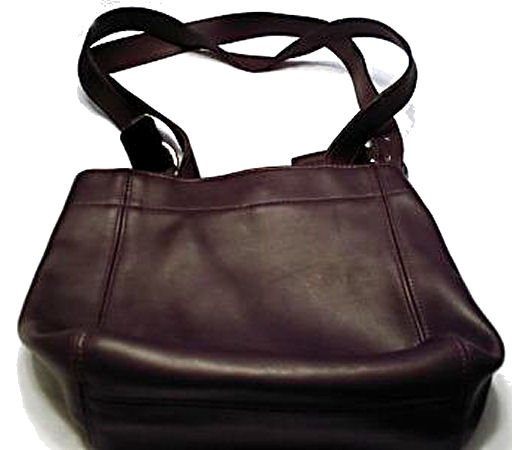 leather office tote