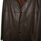 AUTHENTIC COACH MEN'S LEATHER JACKET coat blazer SZ L brown CLOTHES clothing SUIT SHIRT party