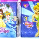 B - 2 BOOKS BOOK DIARY tinkerbell DISNEY'S PRINCESS WINNIE THE POOH CINDERELLA PARTY FAVORS TOYS