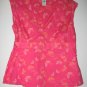 OLD NAVY PINK sz M butterfly KIMONO TOP SHIRT T-SHIRT TANK WOMEN'S CLOTHES