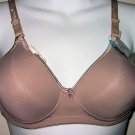 LYCRA WOMEN'S CLOTHES BRA  LINGERIE PANTY SEX nude gray gold satin trim T-shirt