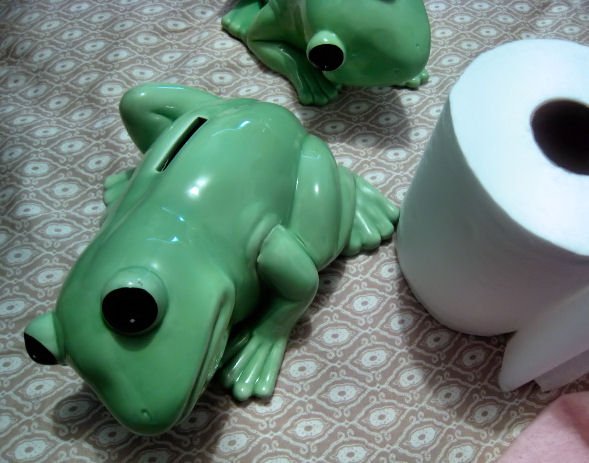 frog porcelain