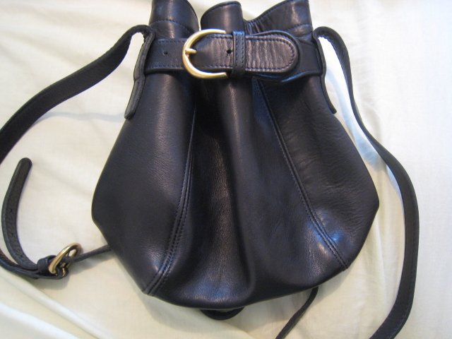 AUTHENTIC COACH BUCKET BAG WITH BELT BLACK WOMEN'S BAG HANDBAG PURSE ...