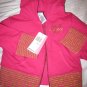 XOXO S GIRL'S 6 ZIP PULLOVER HOODED SWEATER SWEATSHIRT CLOTHES CLOTHING PINK GOLD retail $34