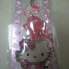 HELLO KITTY HAND charm CELL PHONE DIGITAL CAMERA IPOD I-POD STRAP accessory PURSE ZIPPER KEYCHAIN