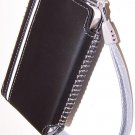 belkin LEATHER LIKE IPOD CELL PHONE HOLSTER CASE BELT CLIP ACCESSORY BLACK WHITE ACCENT