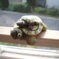 turtle mom & baby magnet clay figurine decorative collectible fridge toy child gift