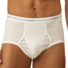 L Large 36 38 white Fruit of Loom 3 Pack Basic Brief men's accessory underwear clothing cotton