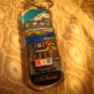 D - SAN FRANCISCO cable car PLASTIC CLEAR KEYCHAIN SOUVENIR ACCESSORY COLLECTIBLE DECORATIVE