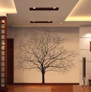 black - Decorative Wall Paper Art Sticker decal - Tree interior home design