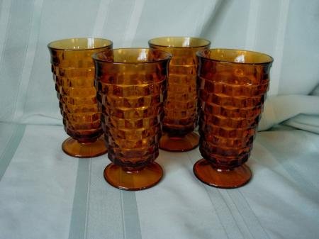 retro glass cups