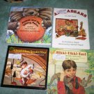 A lot set of 3 book books children's illustrated home activity
