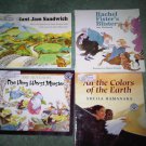 C lot set of 4 book books children's illustrated home activity