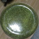 lot set 4 GREEN PLATE glass vintage cup glasshome 1950s DECORATIVE COLLECTIBLE KITCHEN