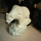 POLAR BEAR PORCELAIN WHITE DECORATIVE COLLECTIBLE FIGURINE HOME