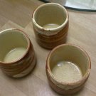 vintage LOT 3 JAPAN TEA CUP CERAMIC KITCHEN HOME DECOR COLLECTIBLE TEA CEREMONY
