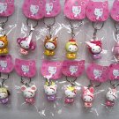 NEW 12 pcs keychain Chinese Zodiac Hello Kitty figure so cute decorative collectible gift lot set
