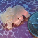 D WHITE SHELL ELEPHANT VINTAGE PIN DECORATIVE COLLECTIBLE HOME MEN'S WOMEN'S CLOTHING ACCESSORY