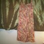 ACCOMPLICE PAISLEY RED PINK GREEN DRESS JUNIOR'S RAYON WOMEN'S CLOTHING CLOTHES