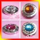 C lot 4 PURSE BAG TABLE HOLDER HOOK ACCESSORY WOMEN'S set CRYSTAL HOME GIFT