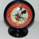 B Disney Mickey Mouse Desk Alarm Clock 5" Tall NEW GIFT KIDS ROOM HOME DECOR COLLECTIBLE
