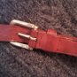 #22612 red COACH DOONEY&BOURKE REPLACEMENT LEATHER STRAP WITH SNAP HOOKS purse bag women's accessory