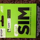 Dual micro n standard SIM card simple mobile gsm android smartphone cell phone accessory