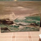 Ocean beach wave art funk decorative collectible painting home decor