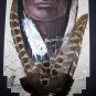 CAMO Native American Feather ART Hand Painted Feathers Sue Perry Rufus