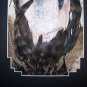 Mountain MAN Feather Art WILD Turkey Tail Hand Painted Sue Perry Rufus Original ART