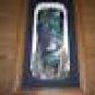 Wild Black Bear Feather Art TURKEY Tail Hand Painted  Sue Perry Rufus Original