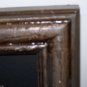 Three Owls hand painted Tree Bark Frame Turkey Tail Feathers