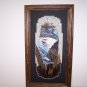 Beautiful American Bald Eagle Hand Painted Turkey Wing Feathers Art