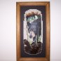 Wild Black Bear Handpainted on Turkey Tail Feathers Signed