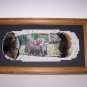 Wild MOOSE in Tall Grass Turkey Tail Feathers Signed