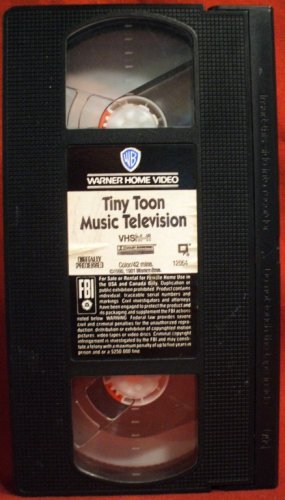 Tiny Toon Music Television VHS Warner Home Video