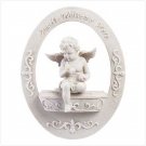 Cherub 'welcome' Plaque