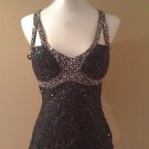 Pure silk top beaded and sequined