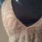 Pure silk top heavealy beaded