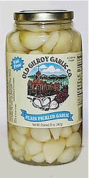 Plain Pickled Garlic 8 oz.