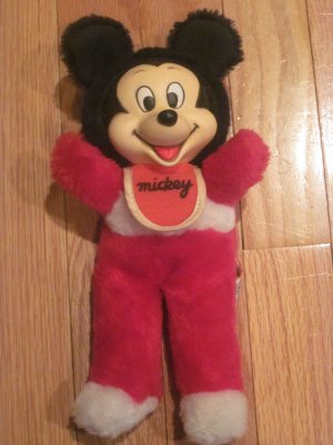 rubber mickey mouse doll