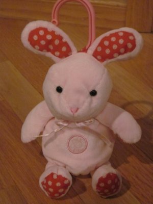 pink stuffed rabbit