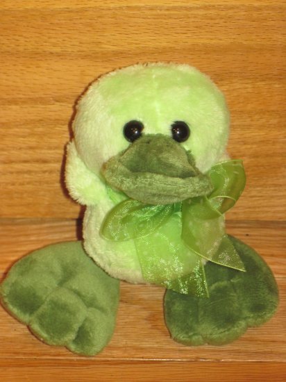 green duck plush