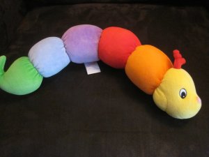 rainbow caterpillar plush